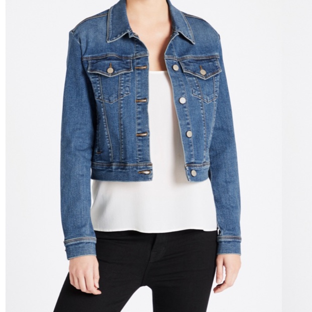 J BRAND Denim Harlow Shrunken Jacket